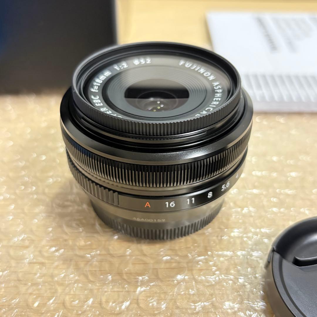 【美品】 富士フイルム XF18mm F2 R fujifilm おまけ付き