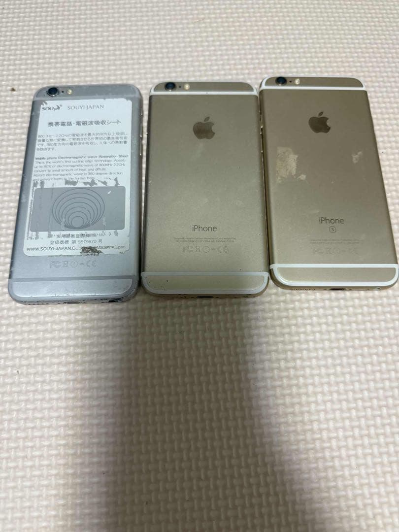 iPhone 6, 6s, 6sのセット。SIMロック