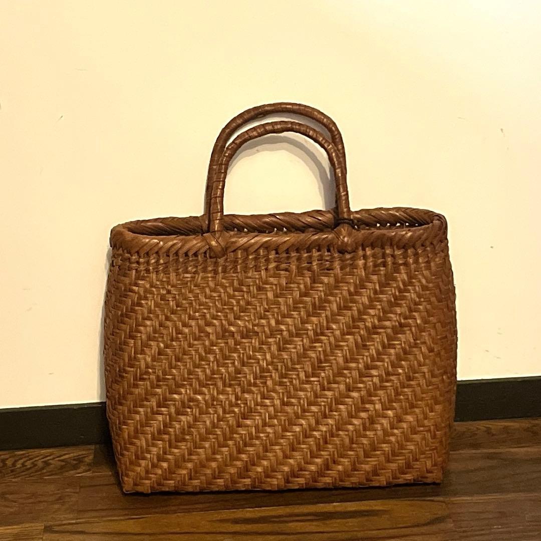 山葡萄 籠 かごバッグ 網代編　内袋無し
