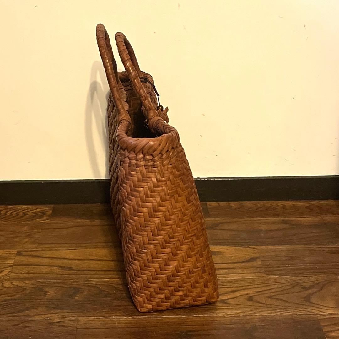 山葡萄 籠 かごバッグ 網代編　内袋無し