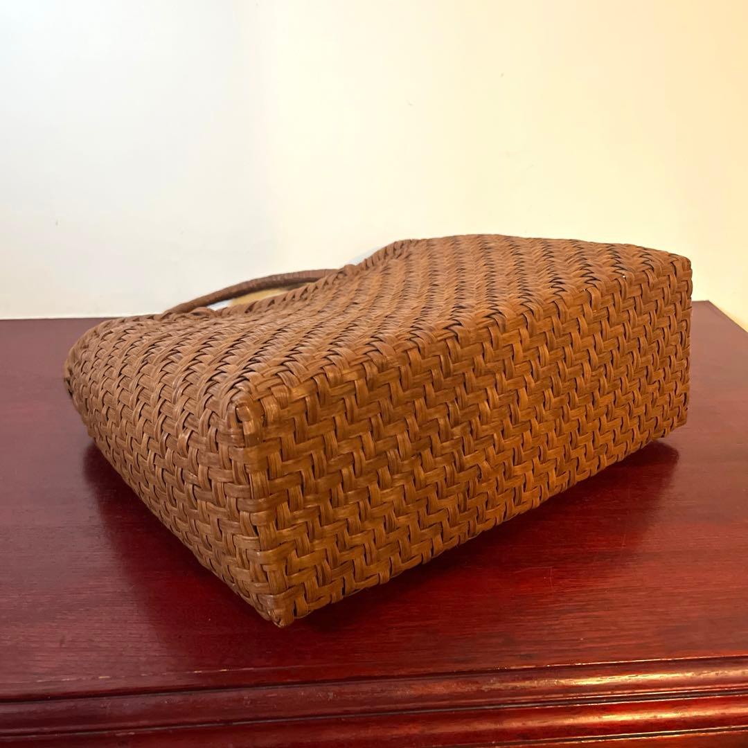 山葡萄 籠 かごバッグ 網代編　内袋無し