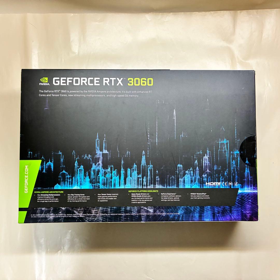 GeForce RTX 3060 グラフィックボード GDDR6 12GB