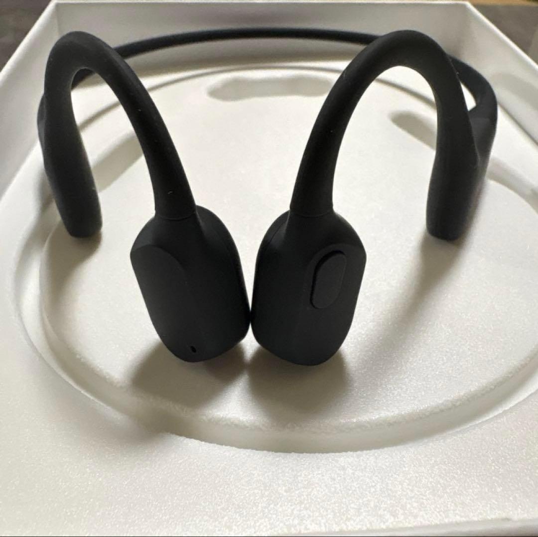 【美品】SHOKZ OPENRUN 骨伝導イヤホン ブラック