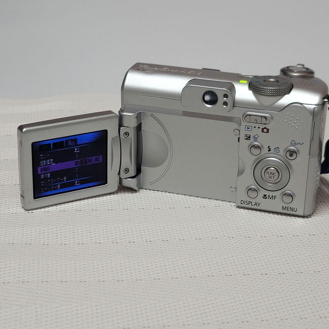 Canon キャノン PowerShot A610 シルバー デジカメ　電池付き