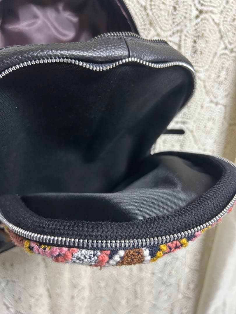 50909c ミナペルホネンハーフハンドメイドリュック タルト