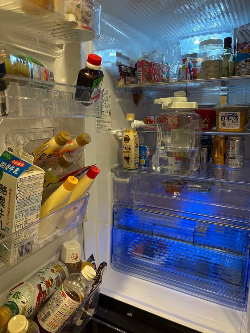 鳳*凰様 [3/20発送] SHARP 冷蔵庫 SJ-GT42C 赤黒