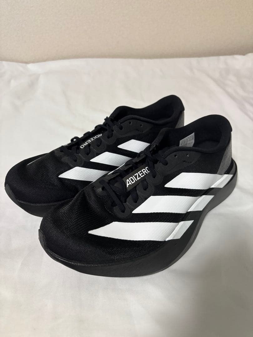 アディゼロEVO SL黒色 26cm 美品　アディダス