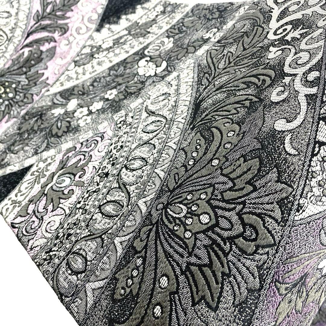 専用帯5117 ●高級 正絹 片面全通 リバーシブル 袋帯