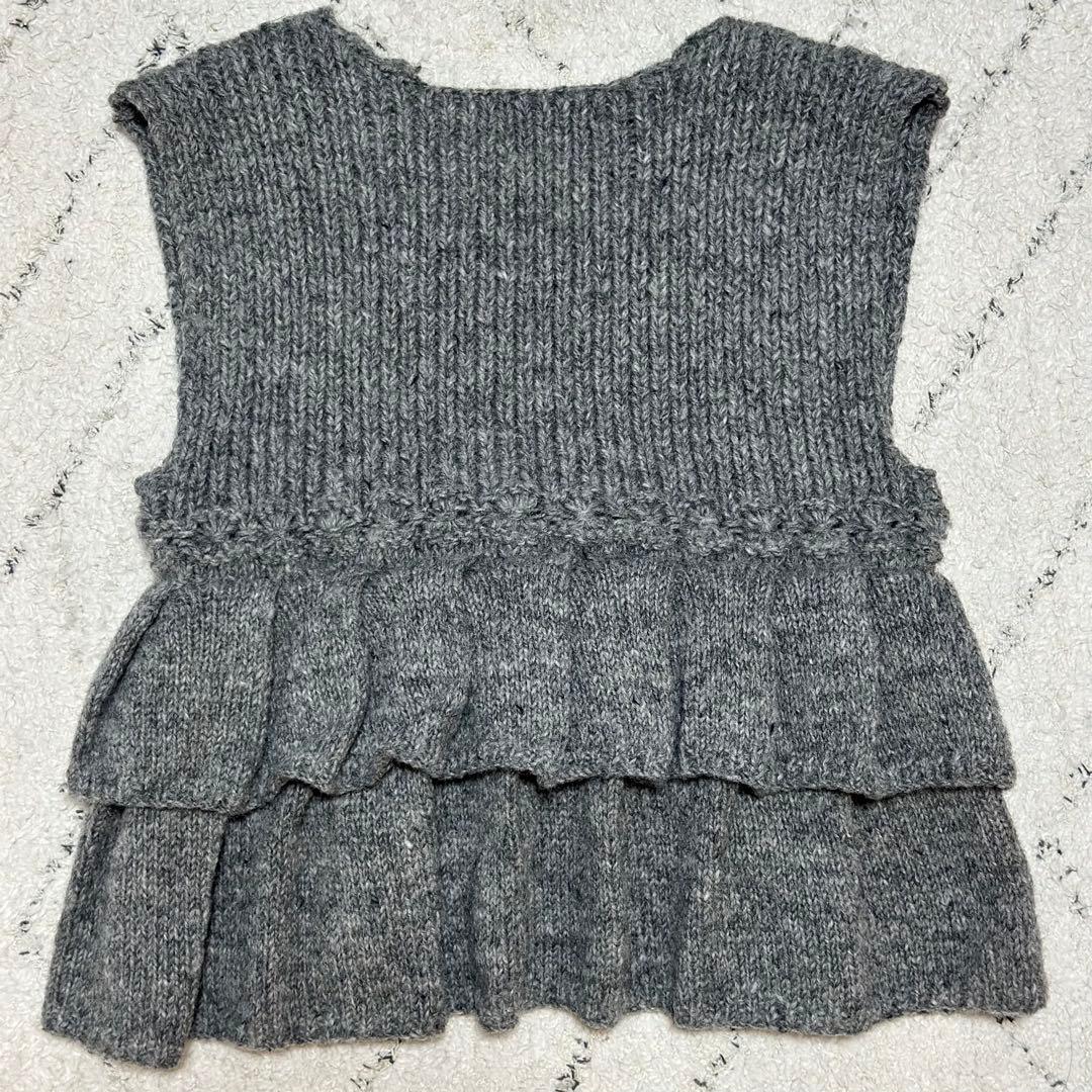 【完売】crinkle crinkle crinkle ハンドニットベスト