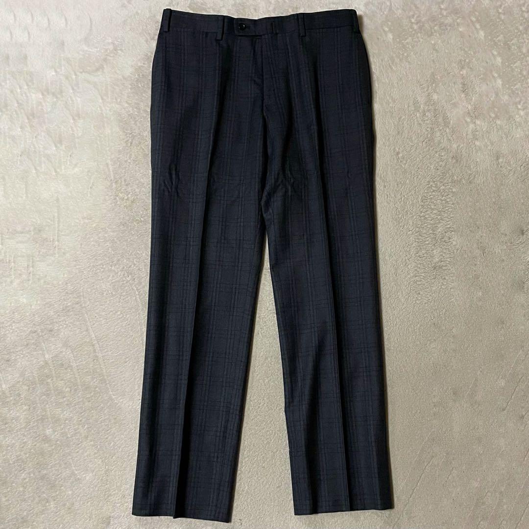 専用ヒルトン × 伊・コロンボ社 グレンチェック柄スーツ A6/T175 美品