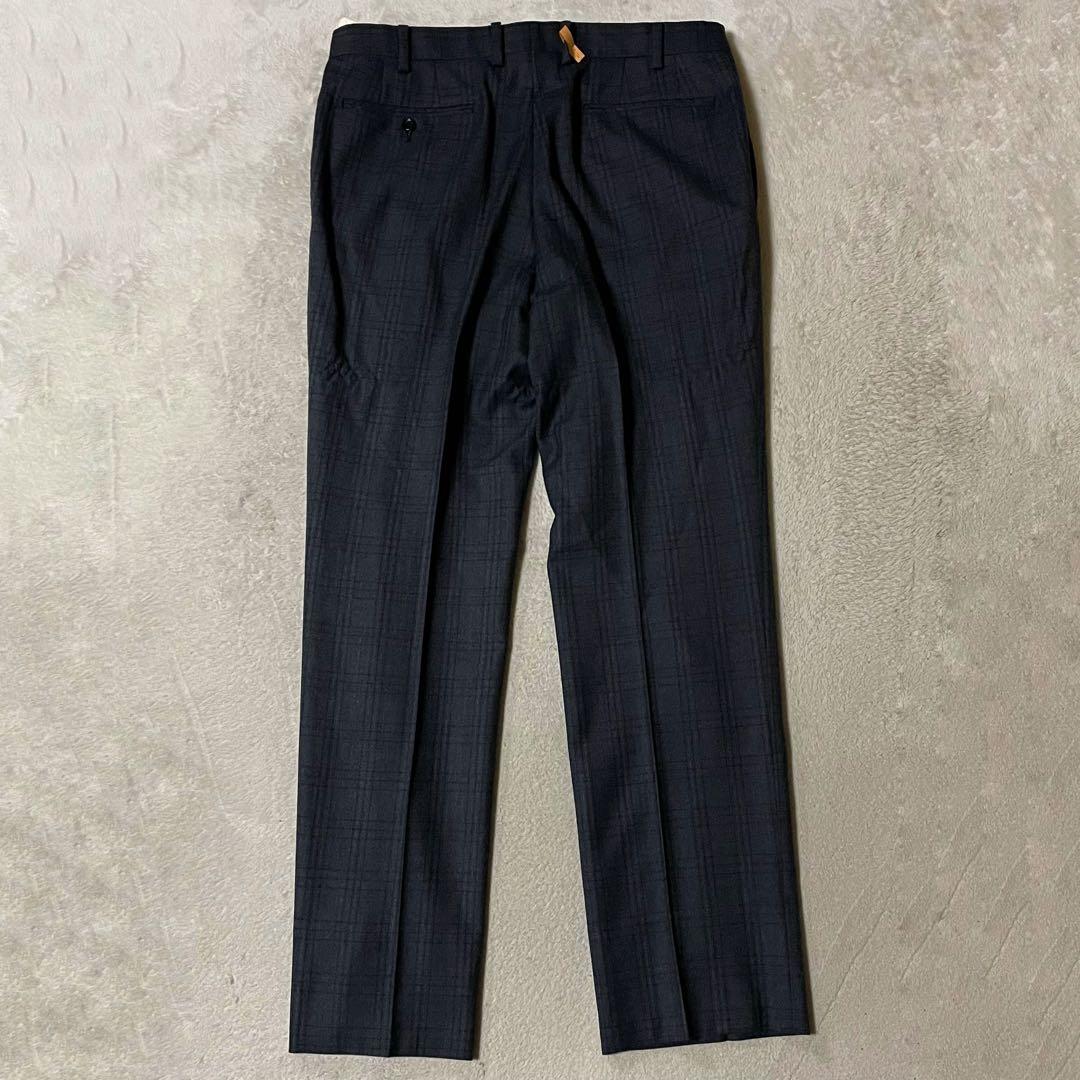 専用ヒルトン × 伊・コロンボ社 グレンチェック柄スーツ A6/T175 美品