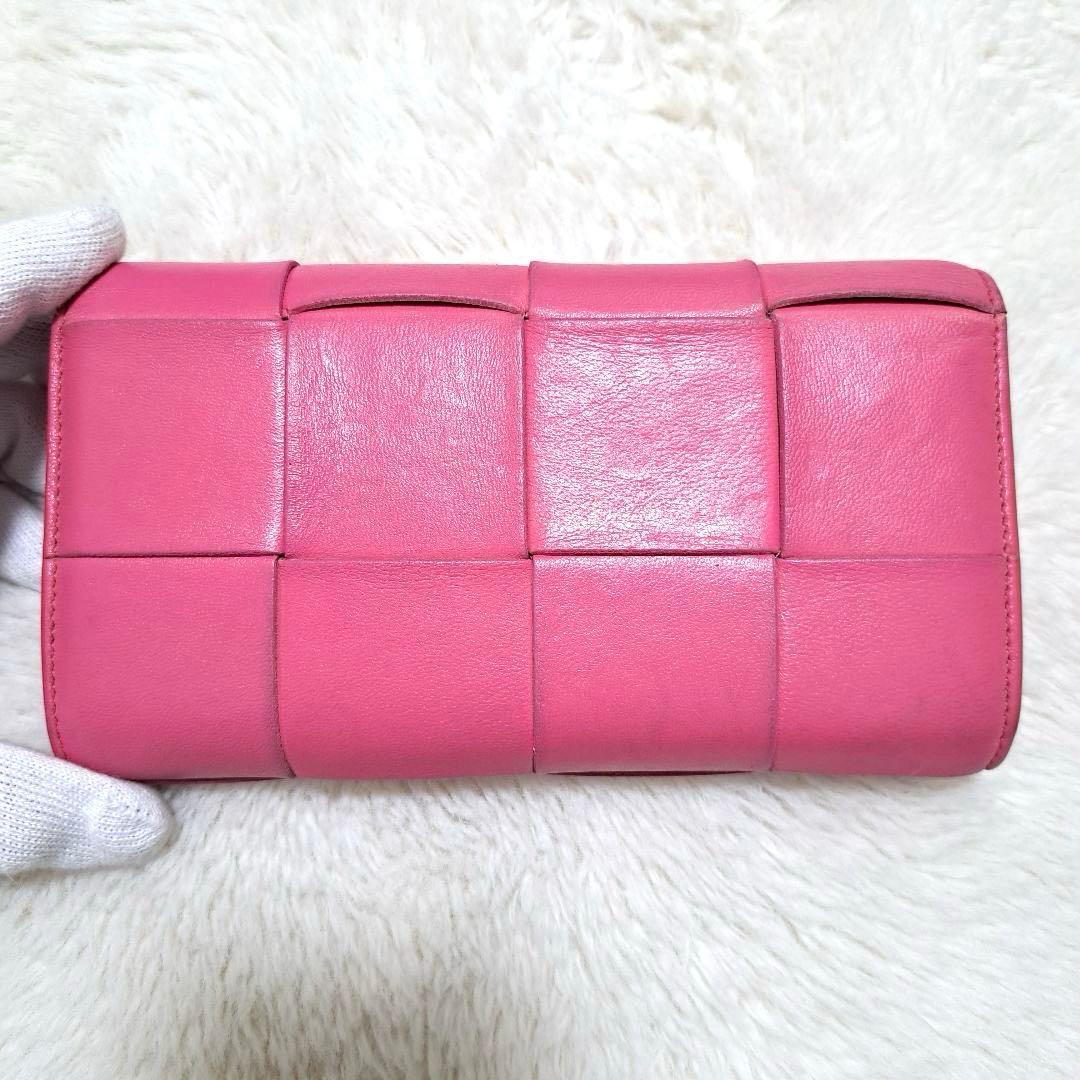 ✨美品　付属品完備✨ボッテガ　長財布　フラップ　カセット　イントレチャート