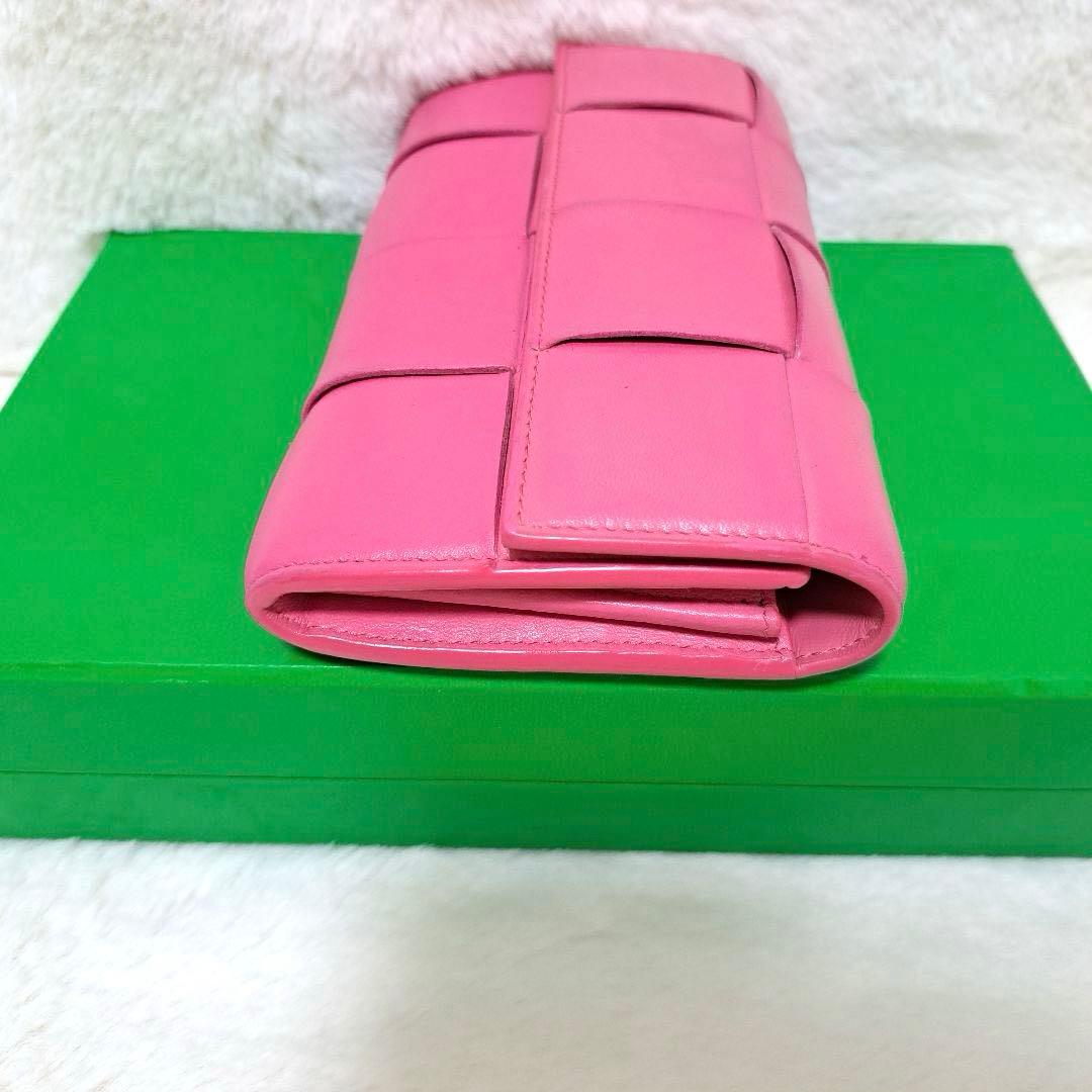 ✨美品　付属品完備✨ボッテガ　長財布　フラップ　カセット　イントレチャート