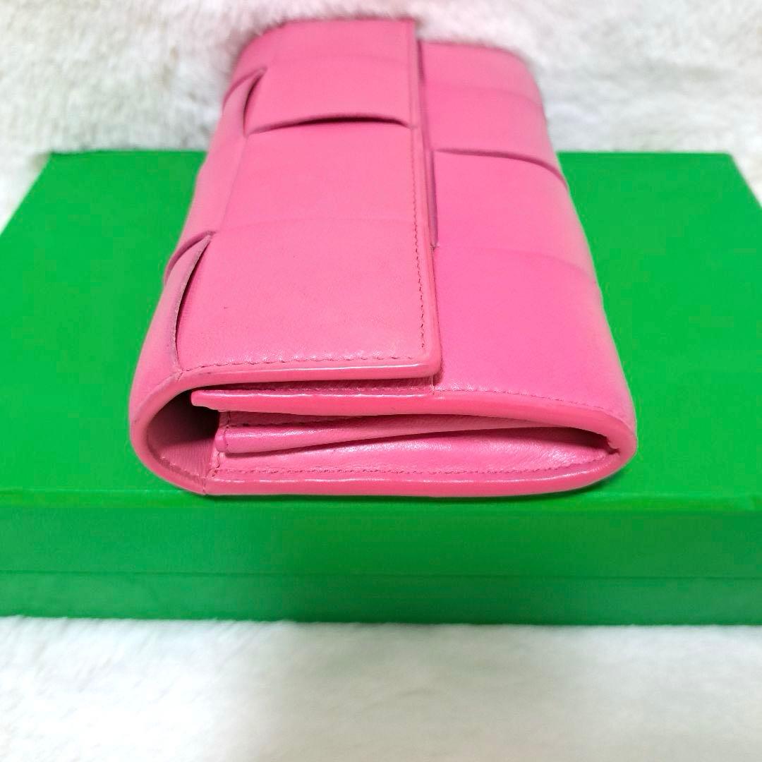 ✨美品　付属品完備✨ボッテガ　長財布　フラップ　カセット　イントレチャート