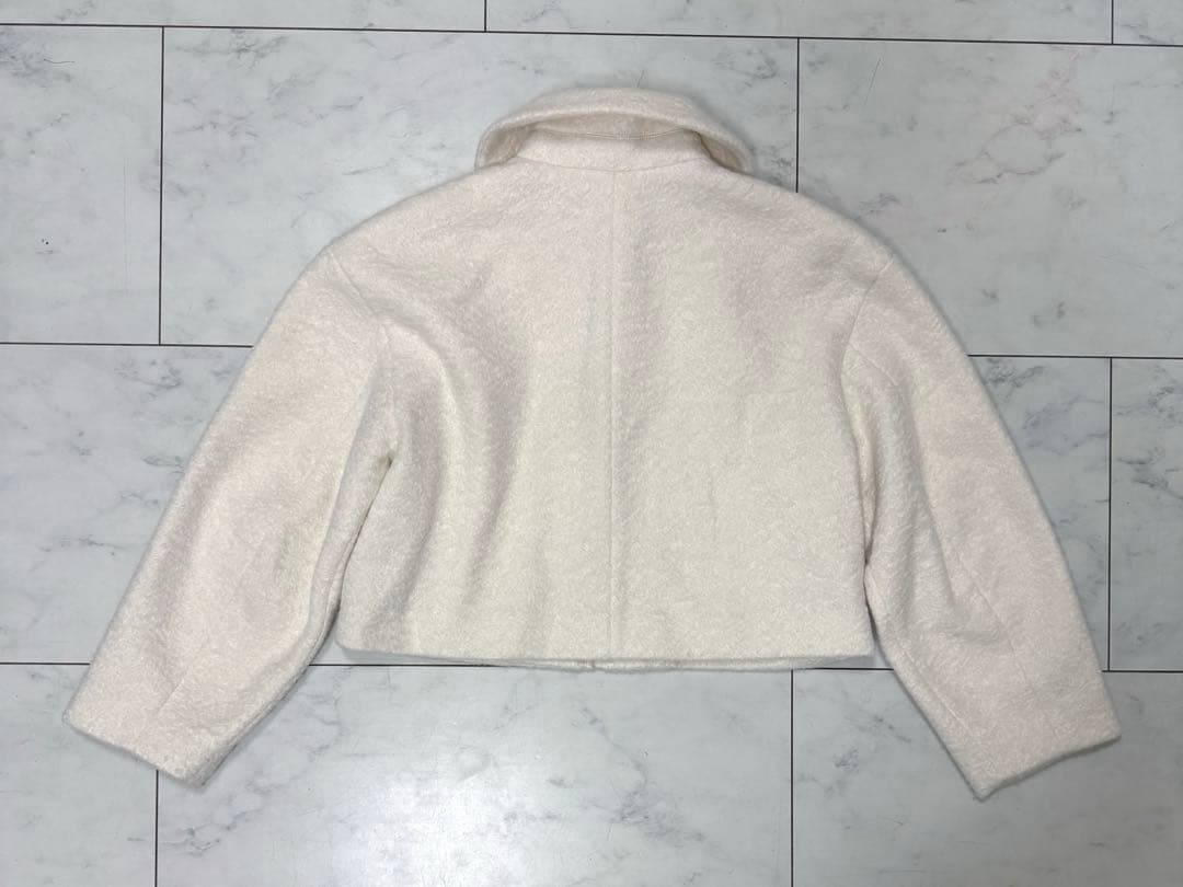 CELFORD バリエーションボックスショートジャケット　ホワイト