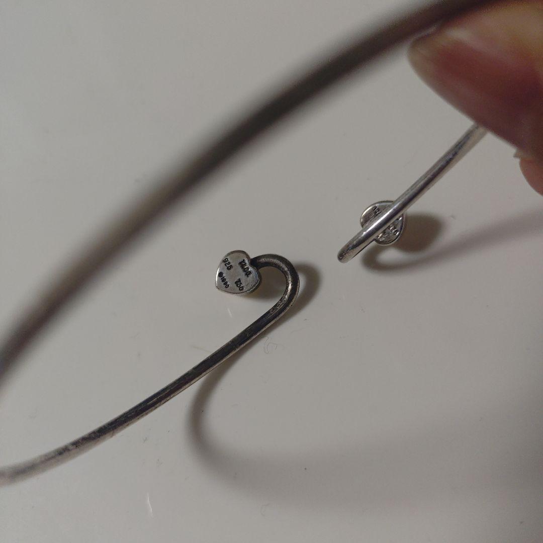 TIFFANY&Co.♥ ダブルハートフック バングル K18 バングル925