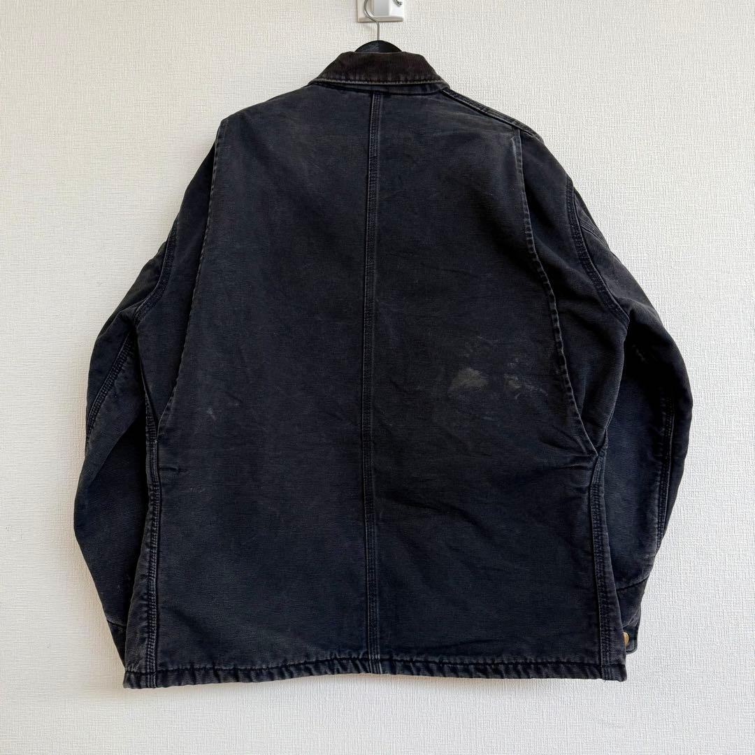 超スペシャル 80s 星タグ アメリカ製 カーハート チョアコート 46 黒