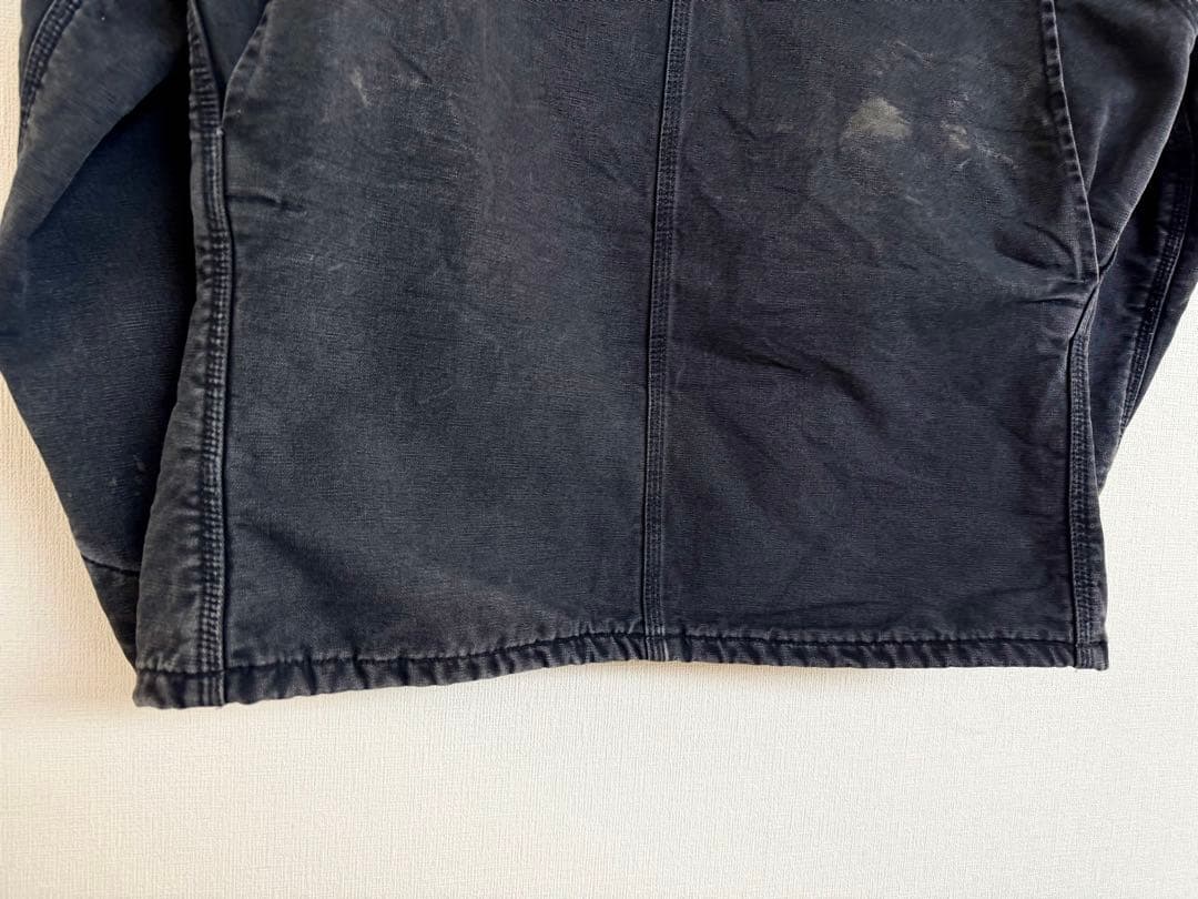 超スペシャル 80s 星タグ アメリカ製 カーハート チョアコート 46 黒