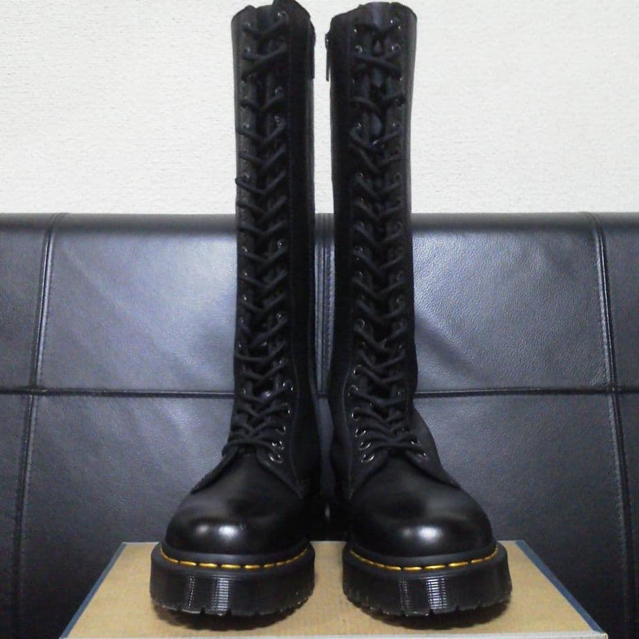 Dr.Martens 1B60BEX UK5 黒 厚底 20ホール 平手友梨奈