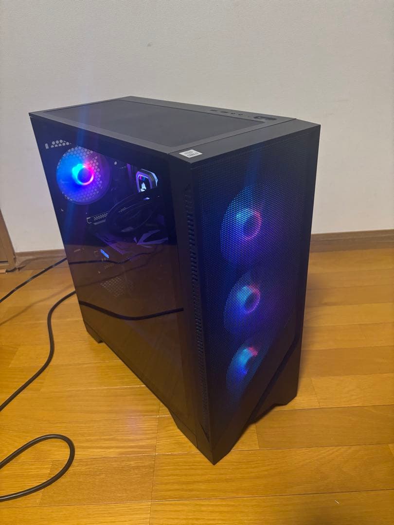 週末値下げ！おまけ付！いろいろ光る！自作ゲーミングPC中古！i7 RTX2070