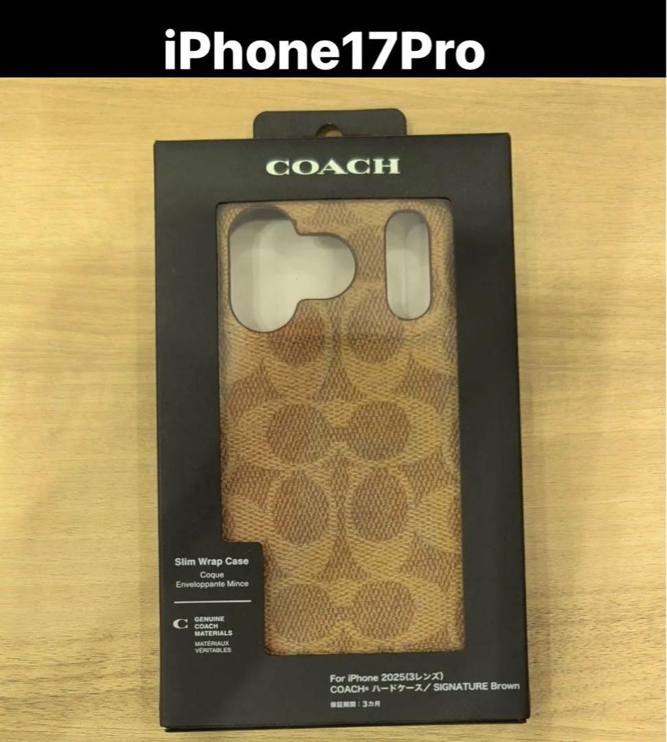 coach iPhone17プロケース＊