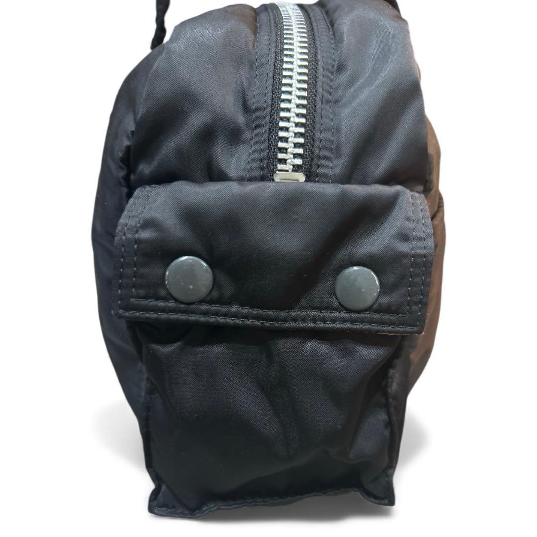 ✨美品✨ポーター／タンカーミニボストン　トートバッグ　ナイロン　黒×オレン