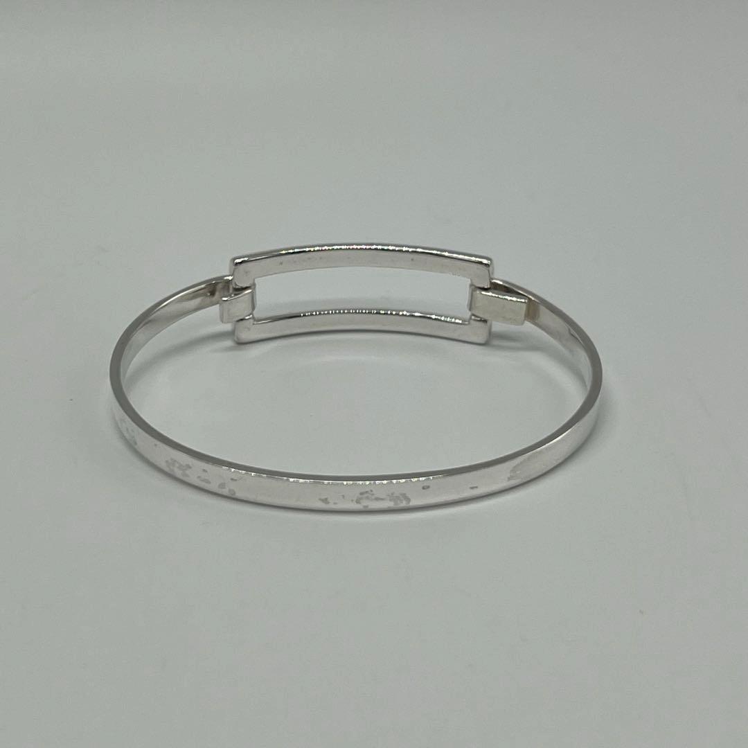 ティファニー TIFFANY オープンレクタングル オープンスクエア バングル