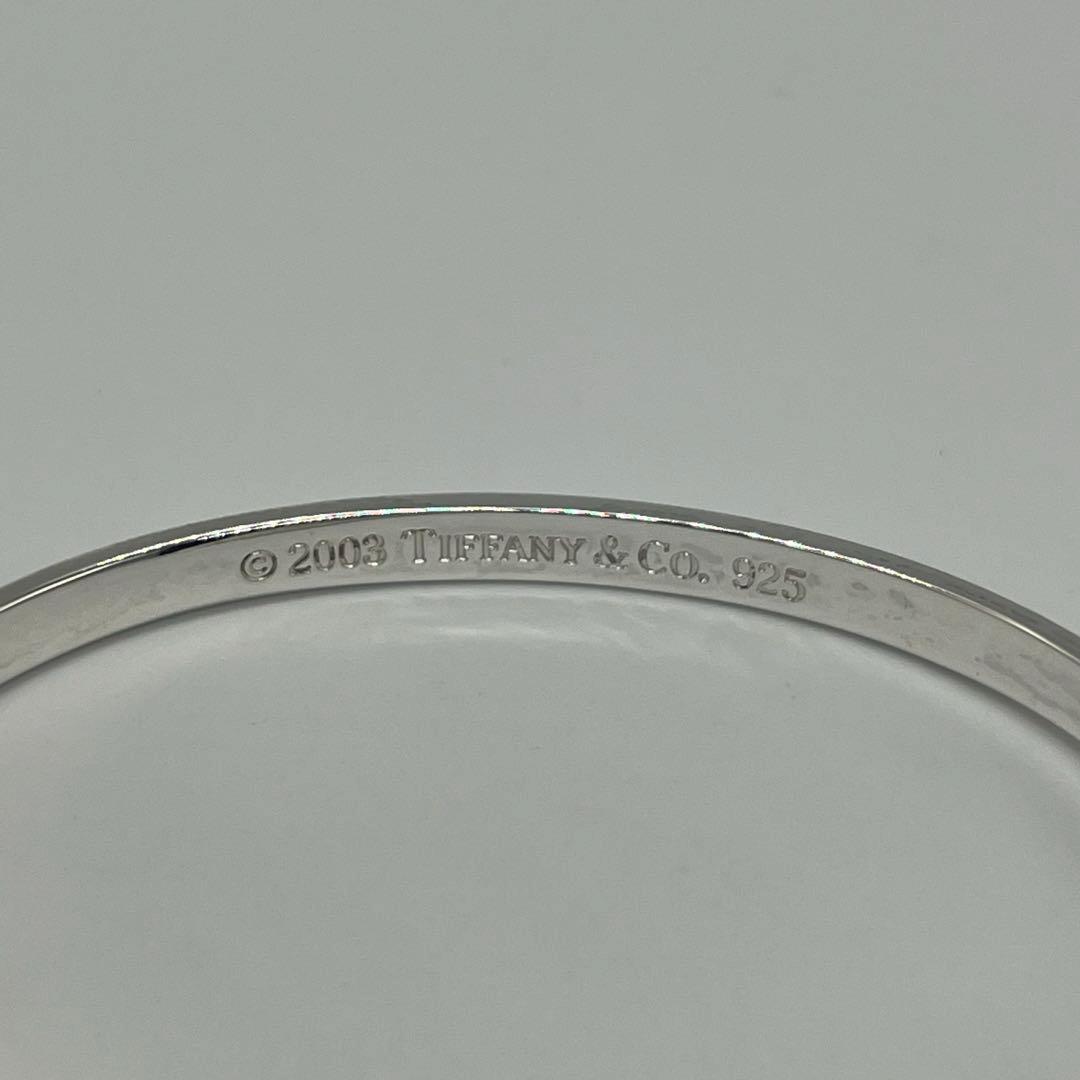 ティファニー TIFFANY オープンレクタングル オープンスクエア バングル