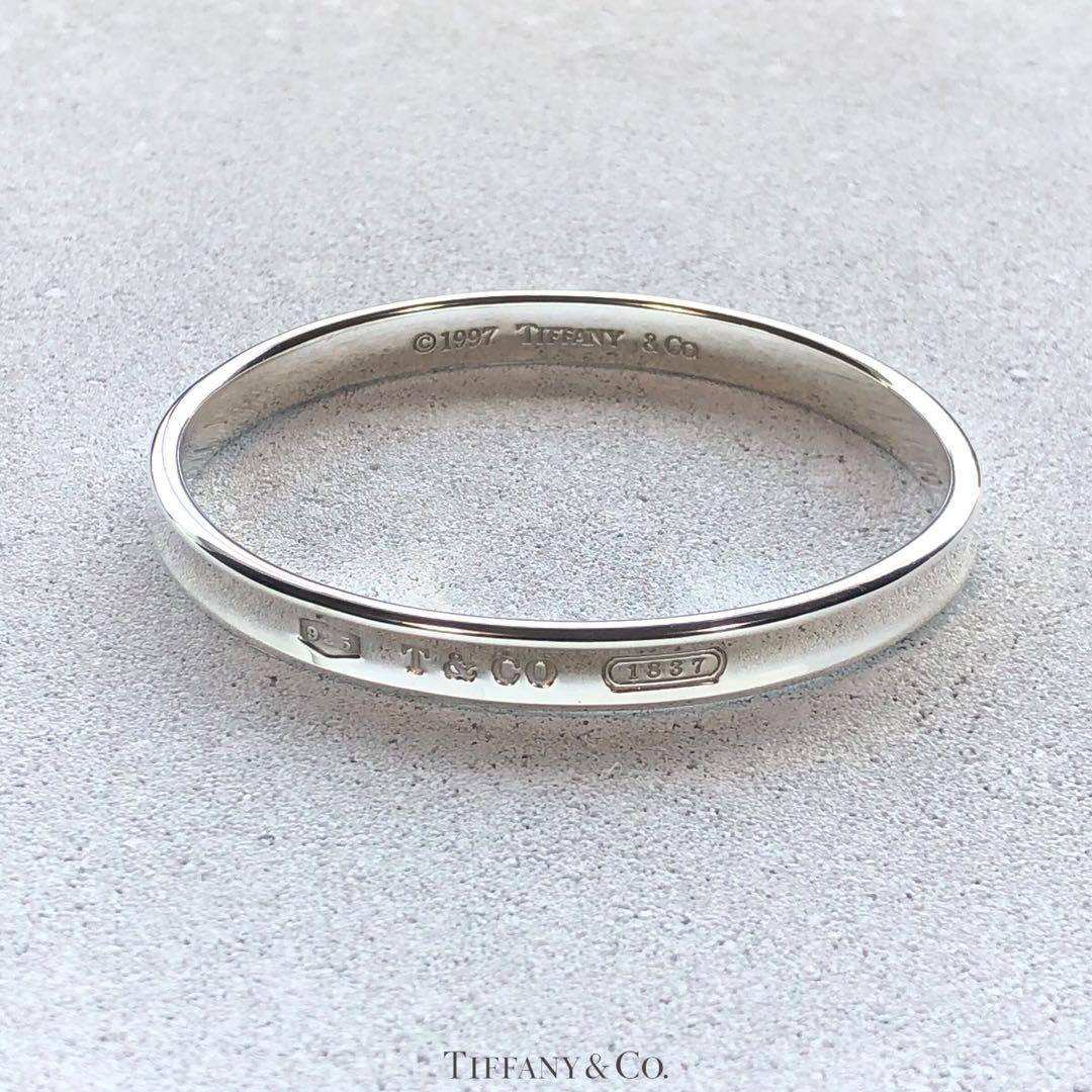 美品 Tiffany&Co.ティファニー ナロー 1837バングル ブレスレット