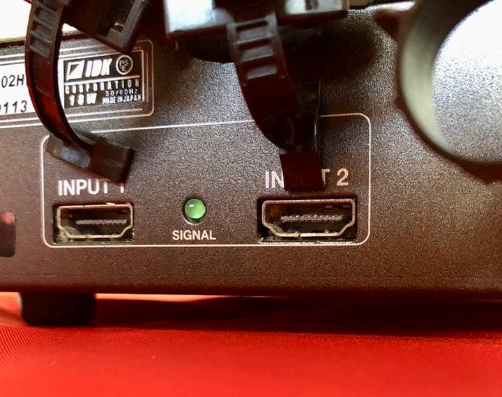 VAC-5002HDMI-A HDMI信号2入力切換機能付HDMI5分配器②