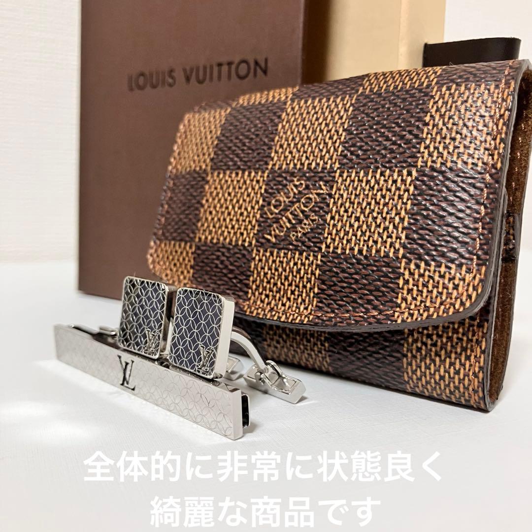超美品 ルイヴィトン パンス クラヴァット シャンゼリゼ　ネクタイピン　カフス