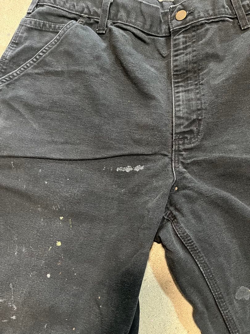 Carhartt 黒 ペインター　ペンキ 90s w38