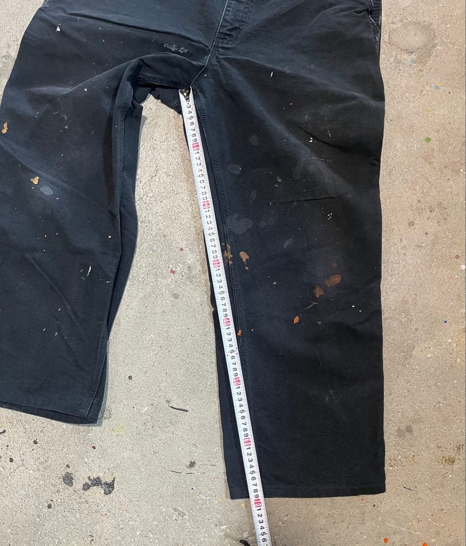 Carhartt 黒 ペインター　ペンキ 90s w38