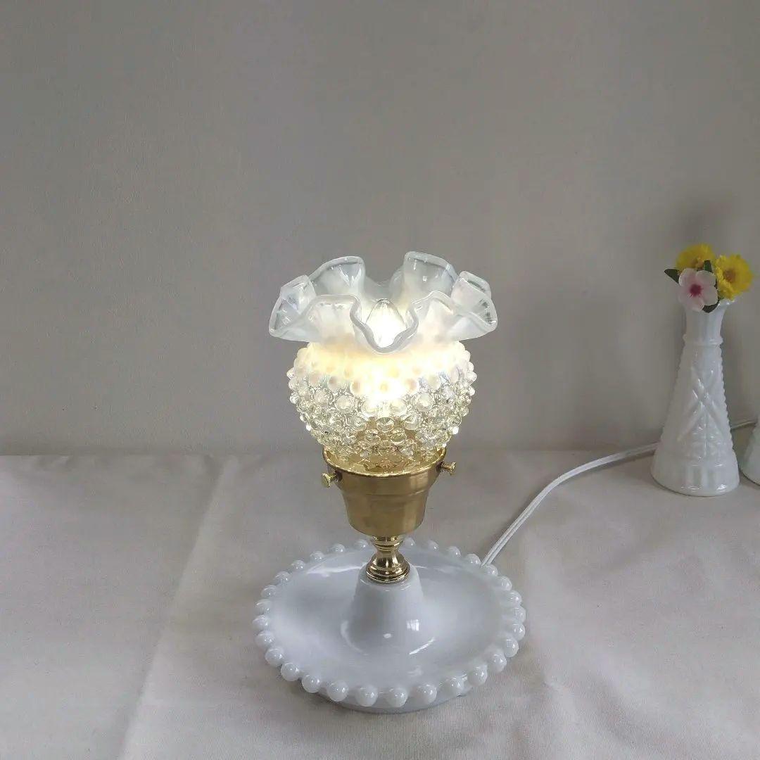 VTG フェントン フレンチ オパールセント ホブネイル ランプ