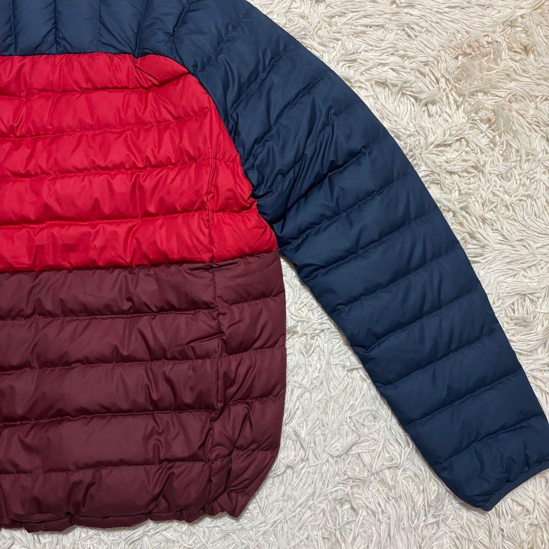 新品 エルエルビーン メンズビーンズダウンジャケットカラーブロック