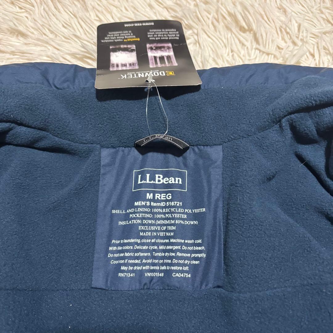 新品 エルエルビーン メンズビーンズダウンジャケットカラーブロック