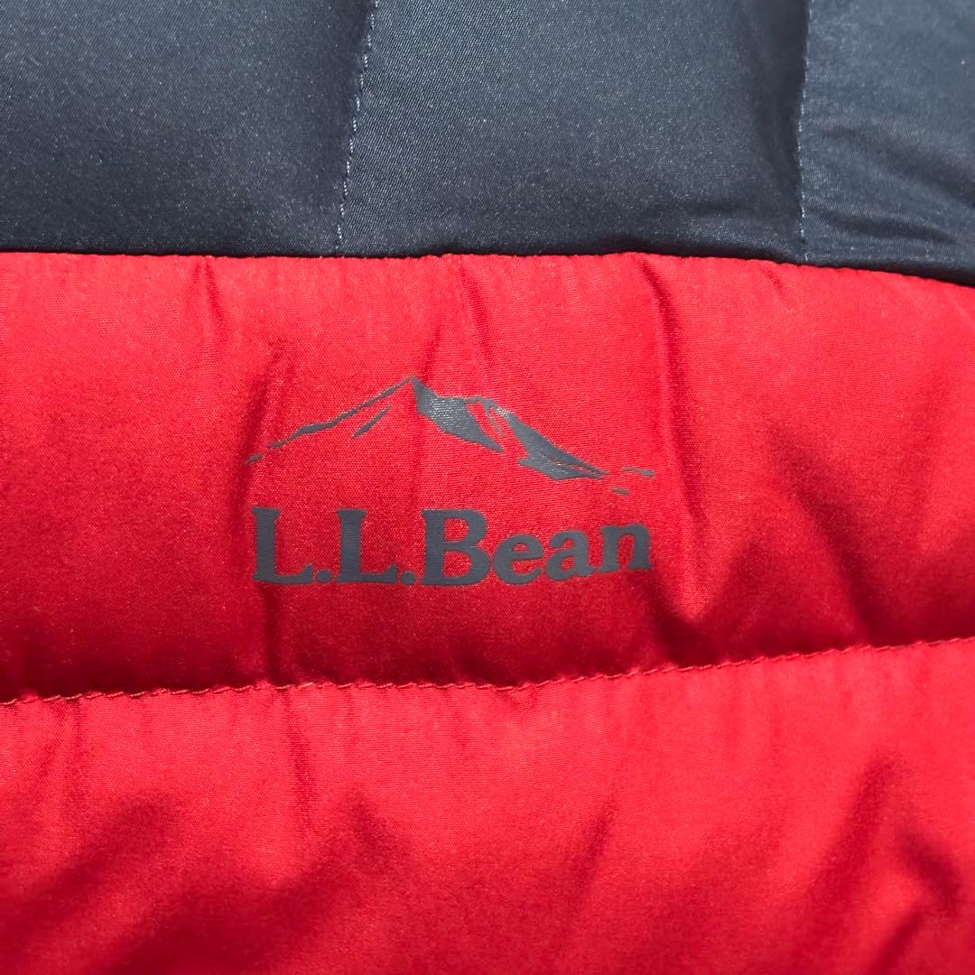 新品 エルエルビーン メンズビーンズダウンジャケットカラーブロック