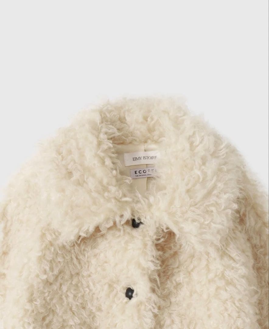 【新品】EIMY ISTOIRE、ECOPEL FAUX FUR JACKET