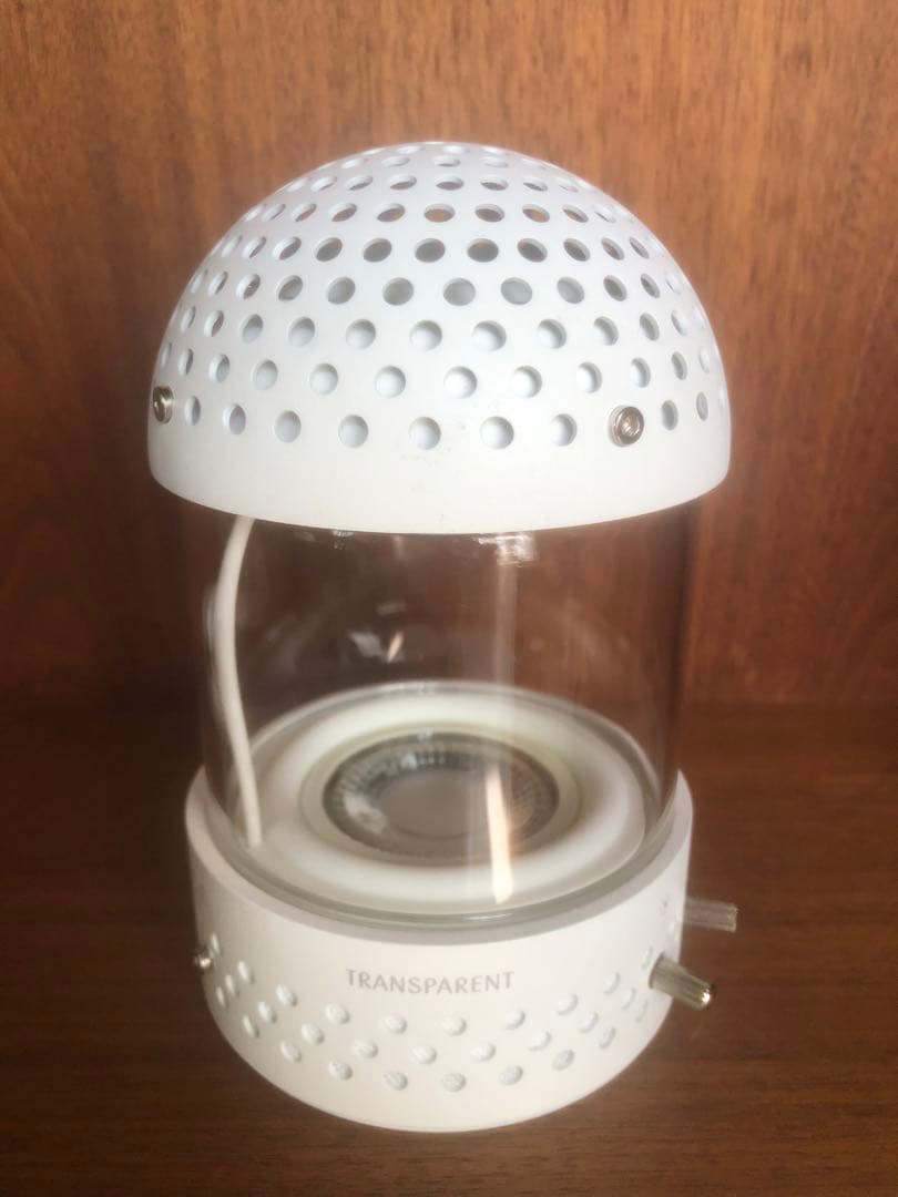 トランスペアレント　ライトスピーカー　ホワイト