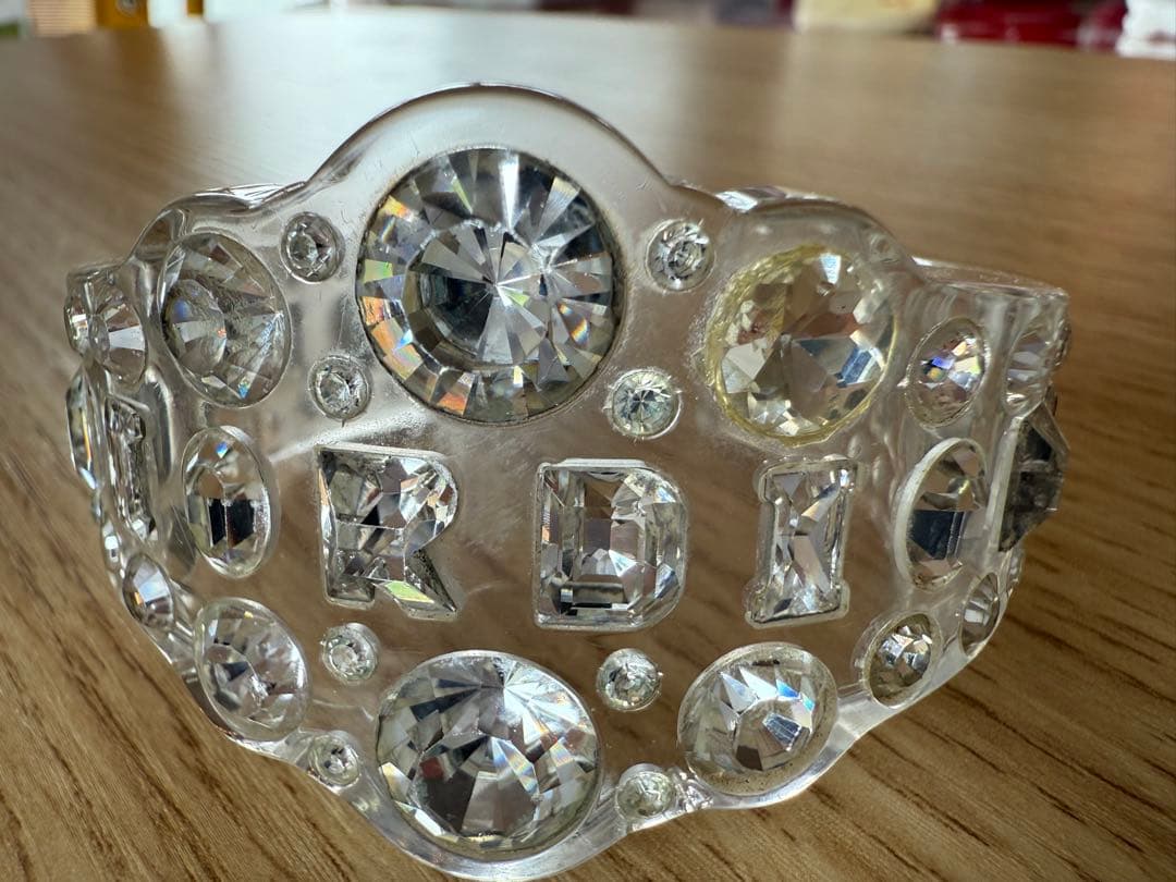 ディオール アクリル バングル クリスタル ビジュー