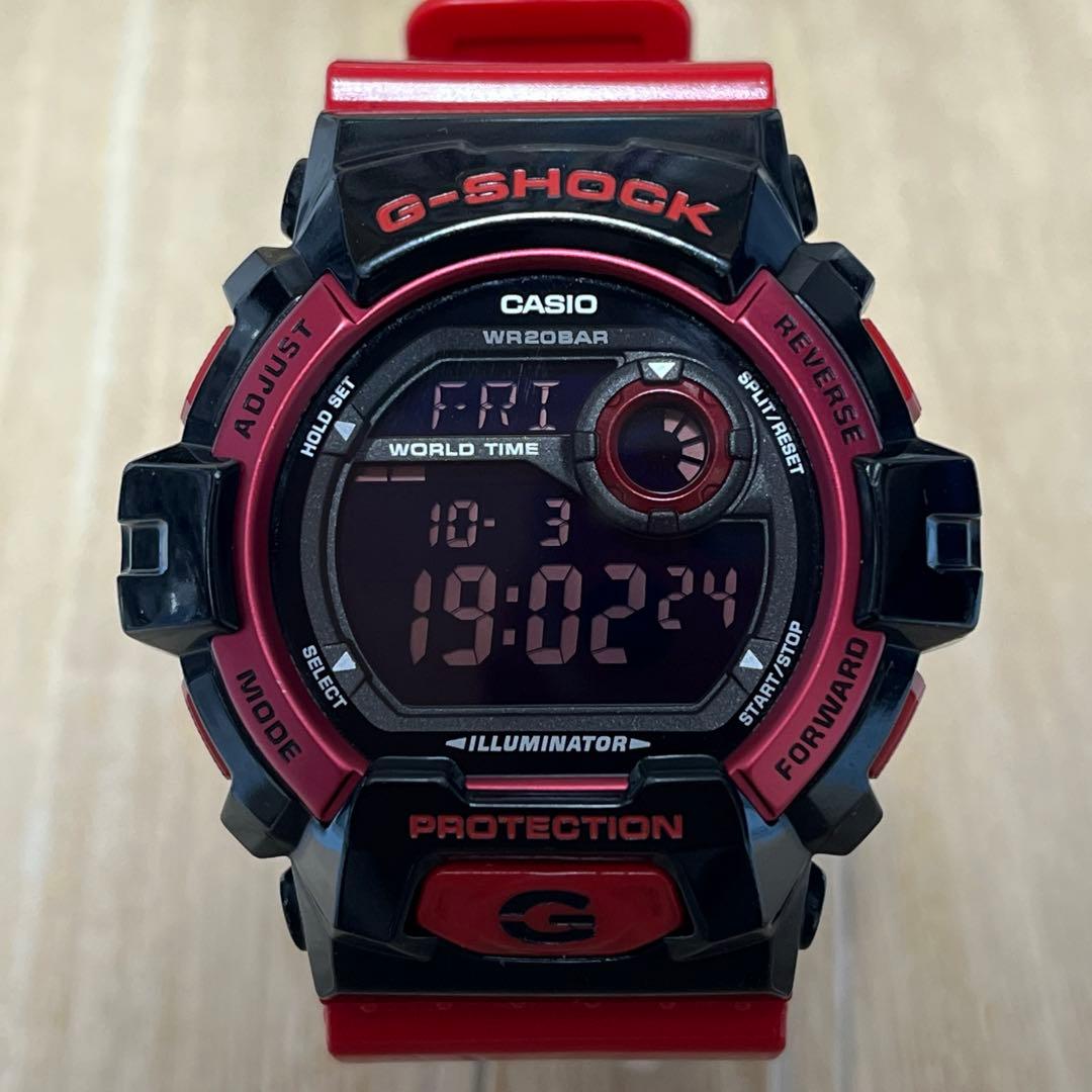 【レア海外モデル超美品】G-SHOCKクレイジーカラーズ G-8900SCレッド