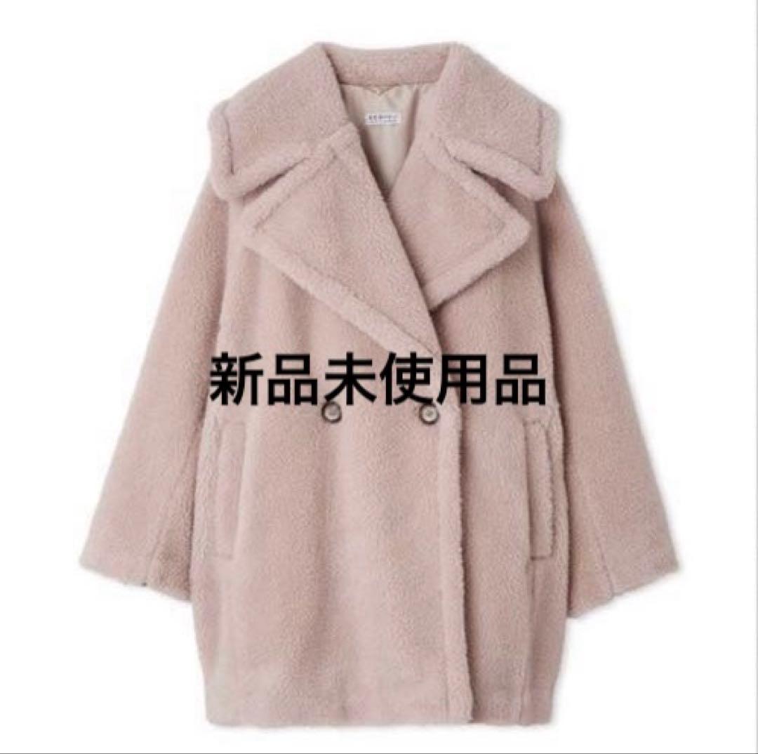 FRAY I.D♡ECOPEL ボアミドルコート　ピンクMサイズ