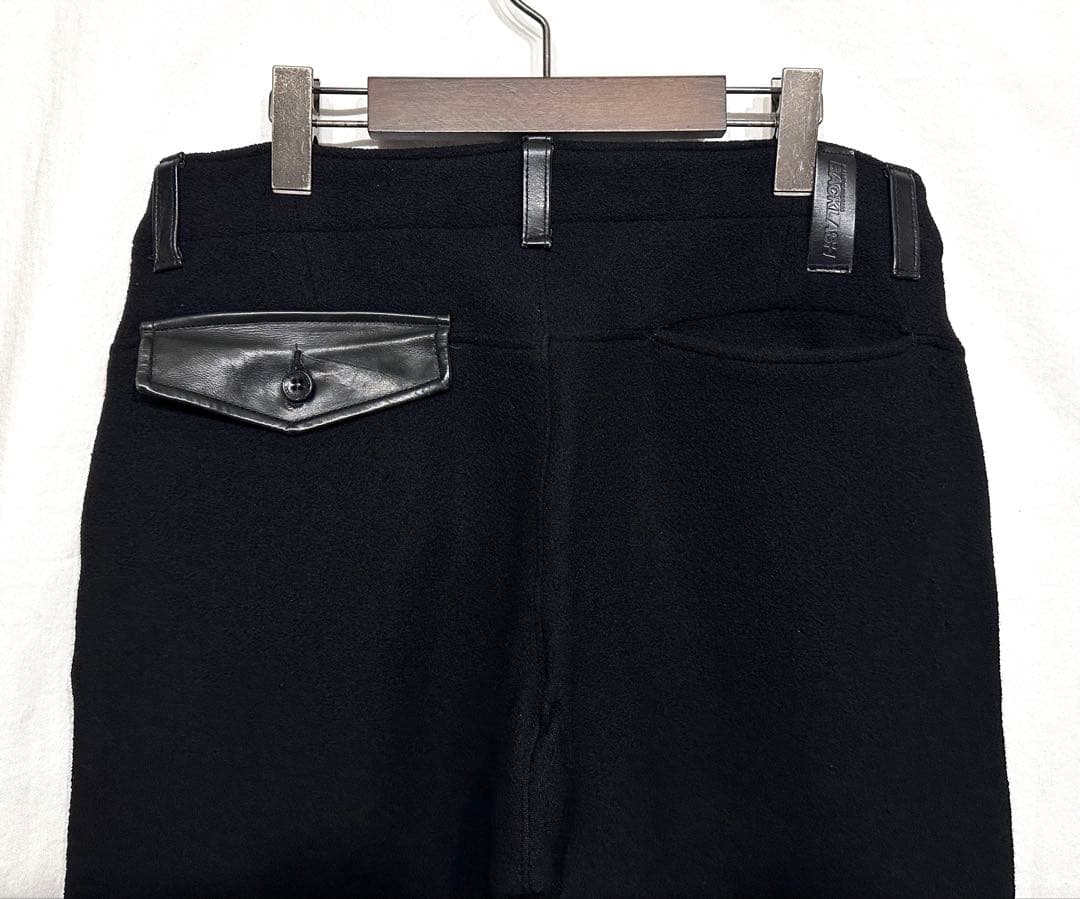BACKLASHウールストレッチスラックスパンツ/バックラッシュレザーサルエル