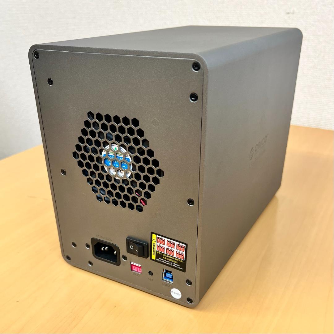 【HDD5台付き】ORICO 9858RU3 5ベイRAID HDDケース