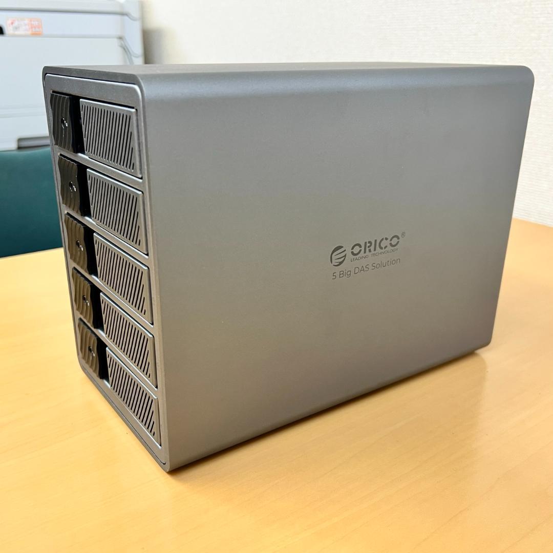 【HDD5台付き】ORICO 9858RU3 5ベイRAID HDDケース