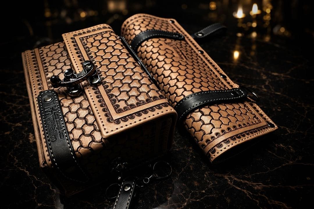 月末SALE!非売品/Pvt.Workshop極CL本革　デッキケース&ハーフ