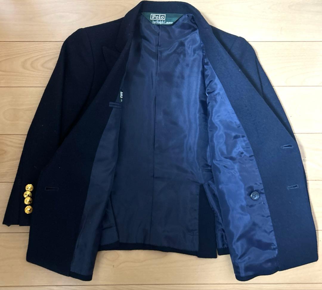 美品Ralph Lauren ネイビー ブレザー120千鳥格子ズボン130サイズ