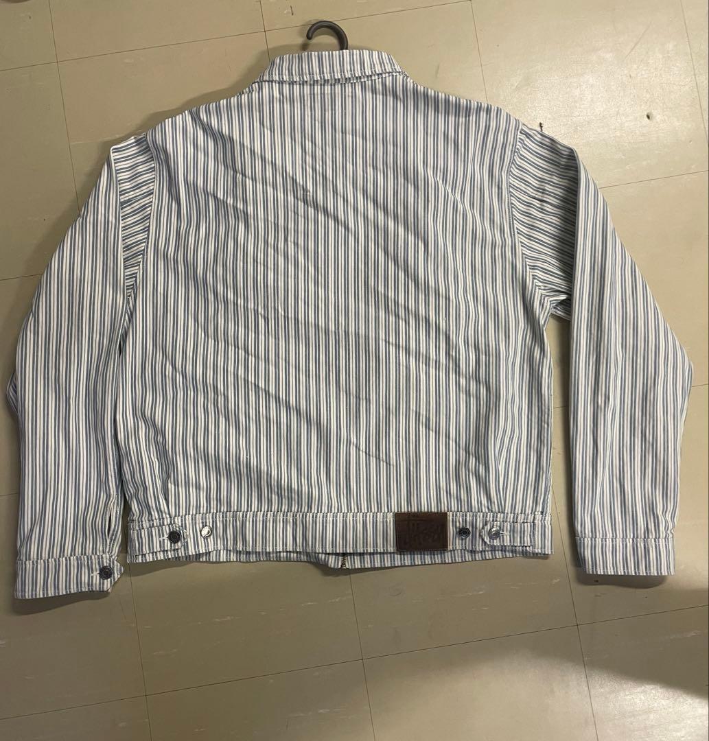 大*犬様 21ss Stussy stripe garage jacket XL
