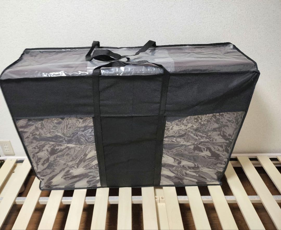 アイリスオーヤマ　エアリーマットレス 三つ折りシングル 9cm 高反発 洗える