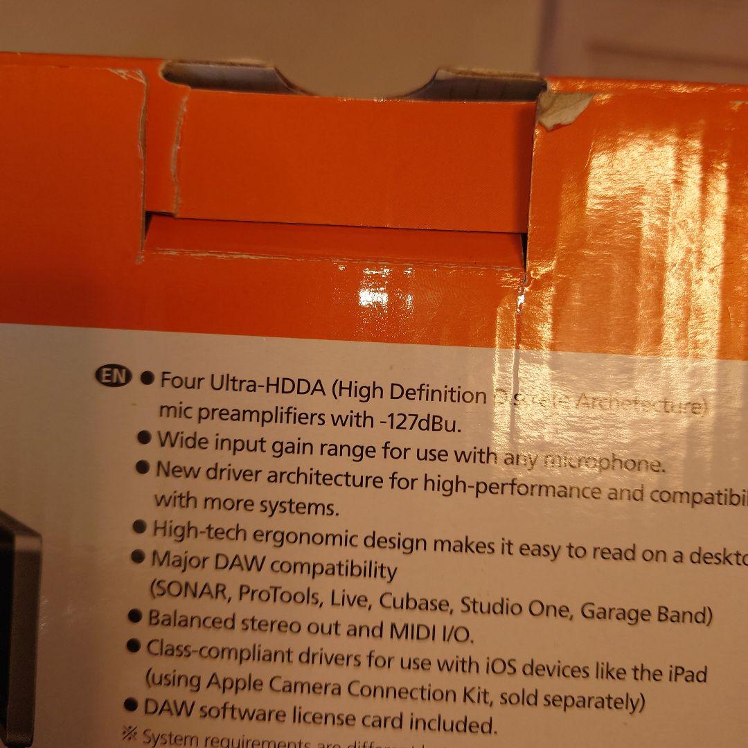 平成30年購入TASCAM US-4x4オーディオインターフェース